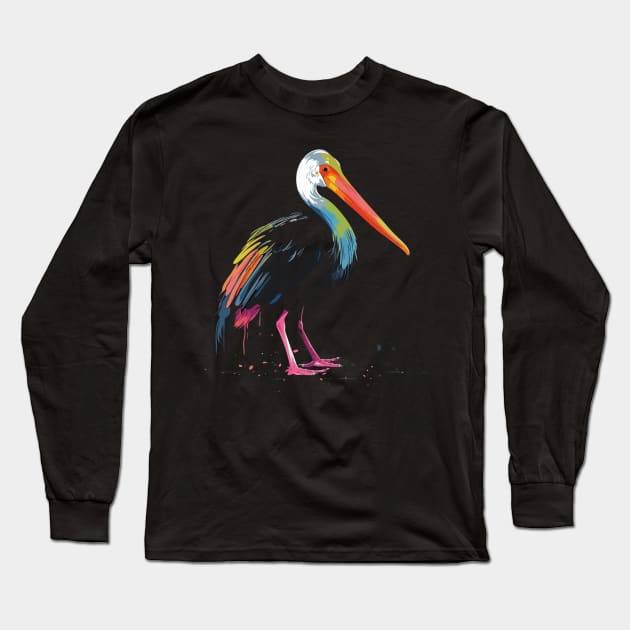 Stork Long Sleeve T-Shirt by JH Mart
